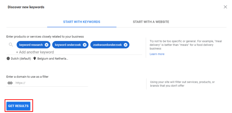 keyword research