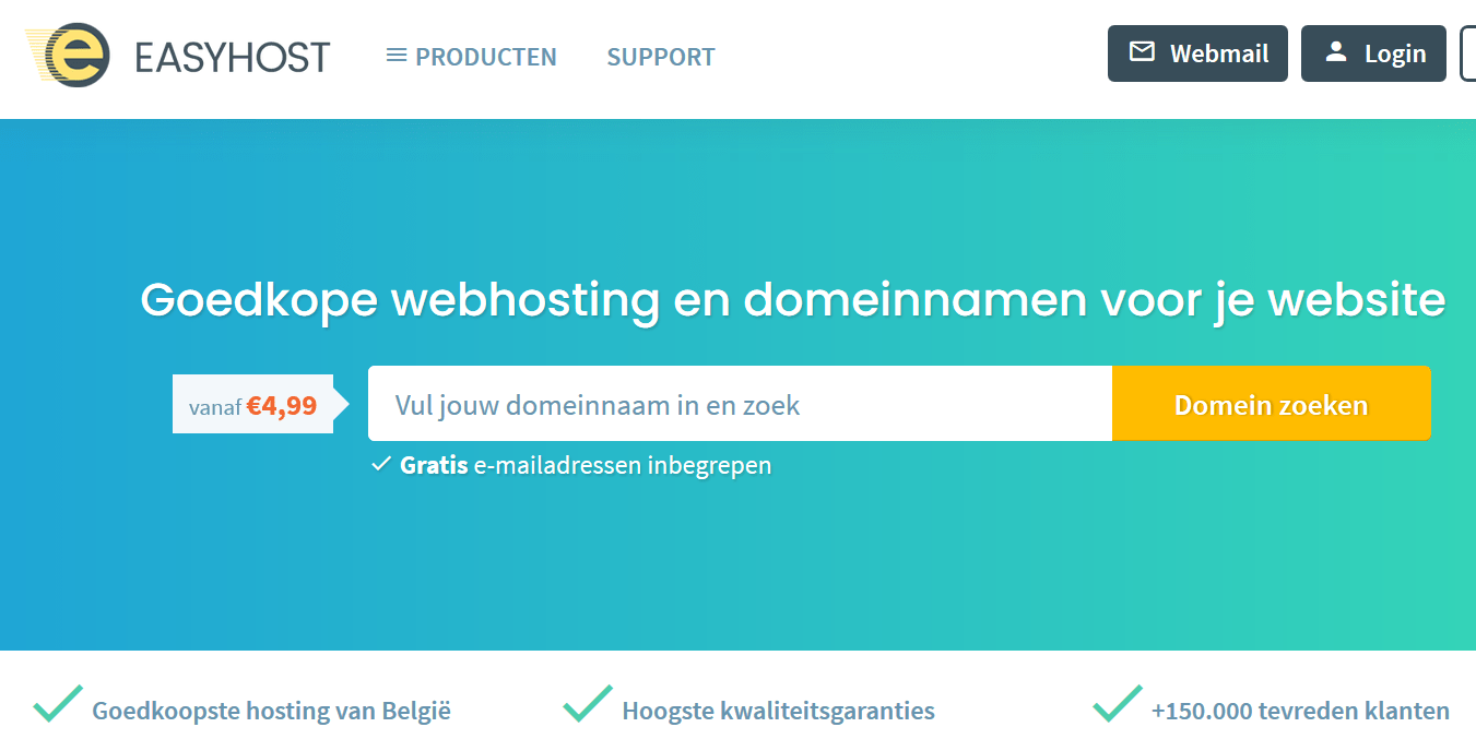 easyhost.be review