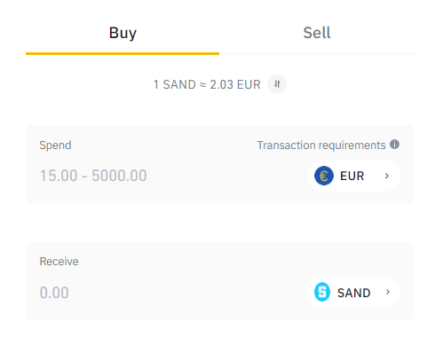 the sandbox coin verwachting binance