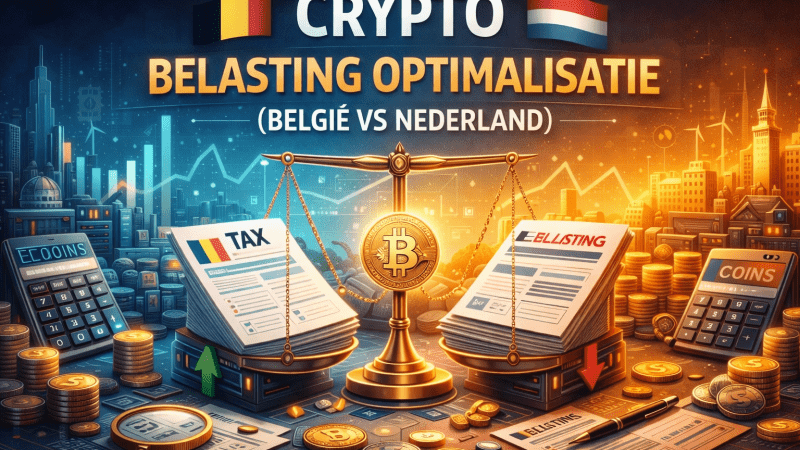 Crypto belasting optimalisatie (België vs Nederland)