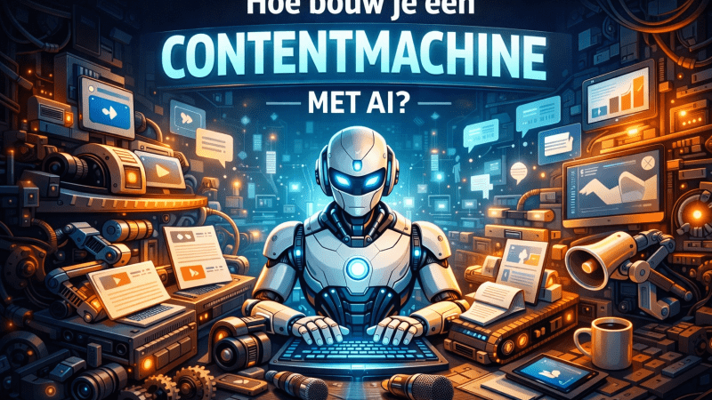 Hoe bouw je een contentmachine met AI