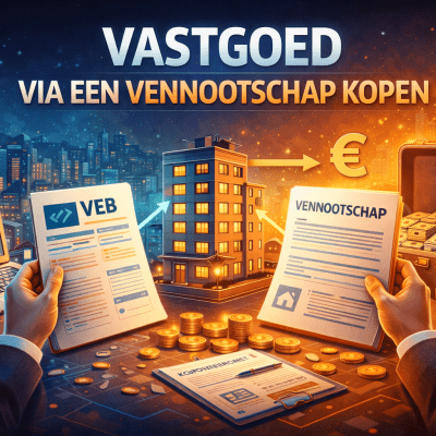 Vastgoed via een vennootschap kopen