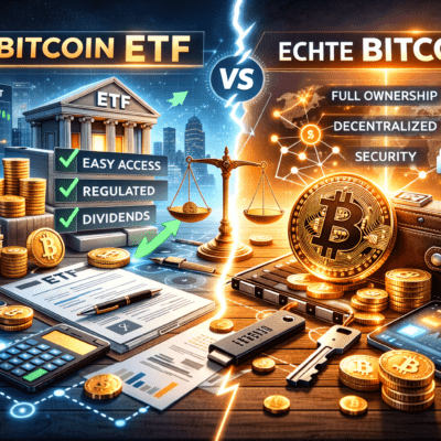 Bitcoin ETF vs echte Bitcoin