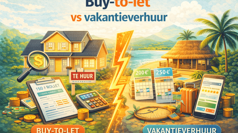 Buy-to-let vs vakantieverhuur