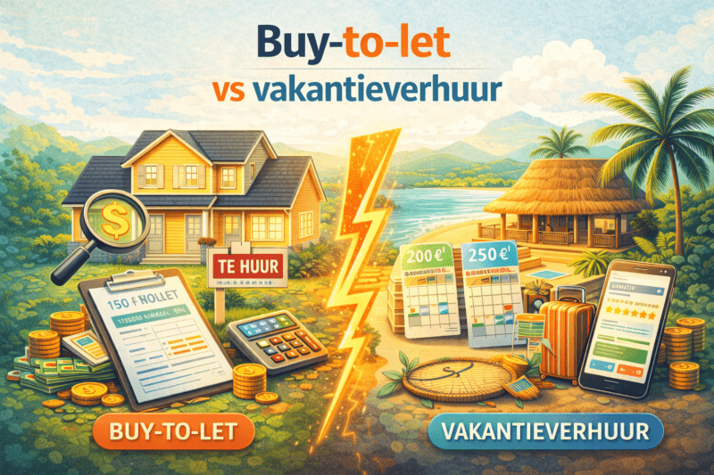 Buy-to-let vs vakantieverhuur