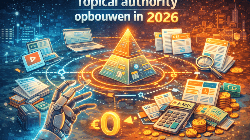 Topical authority opbouwen in 2026