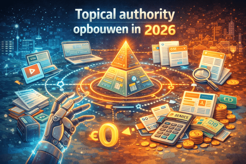 Topical authority opbouwen in 2026