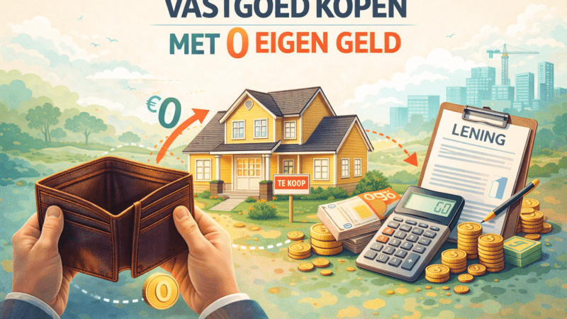 Vastgoed kopen met 0 eigen geld