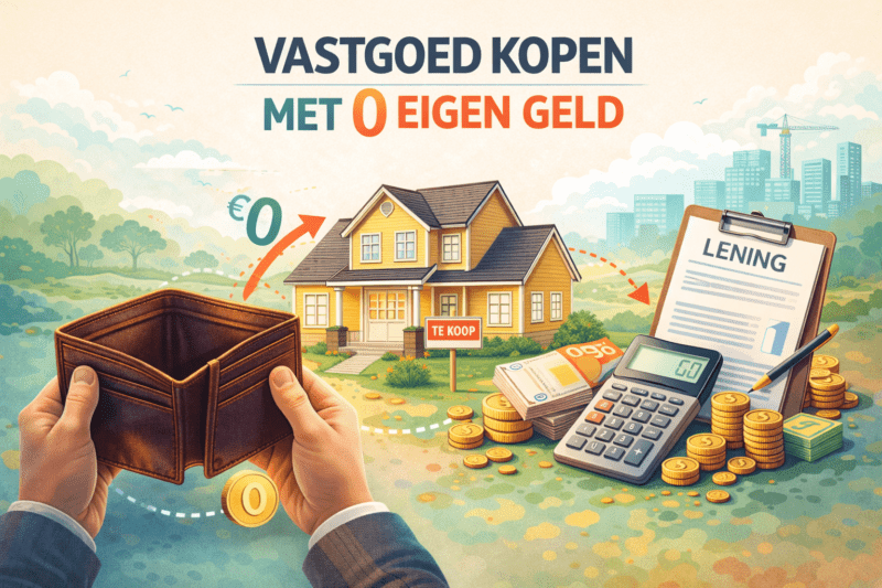 Vastgoed kopen met 0 eigen geld