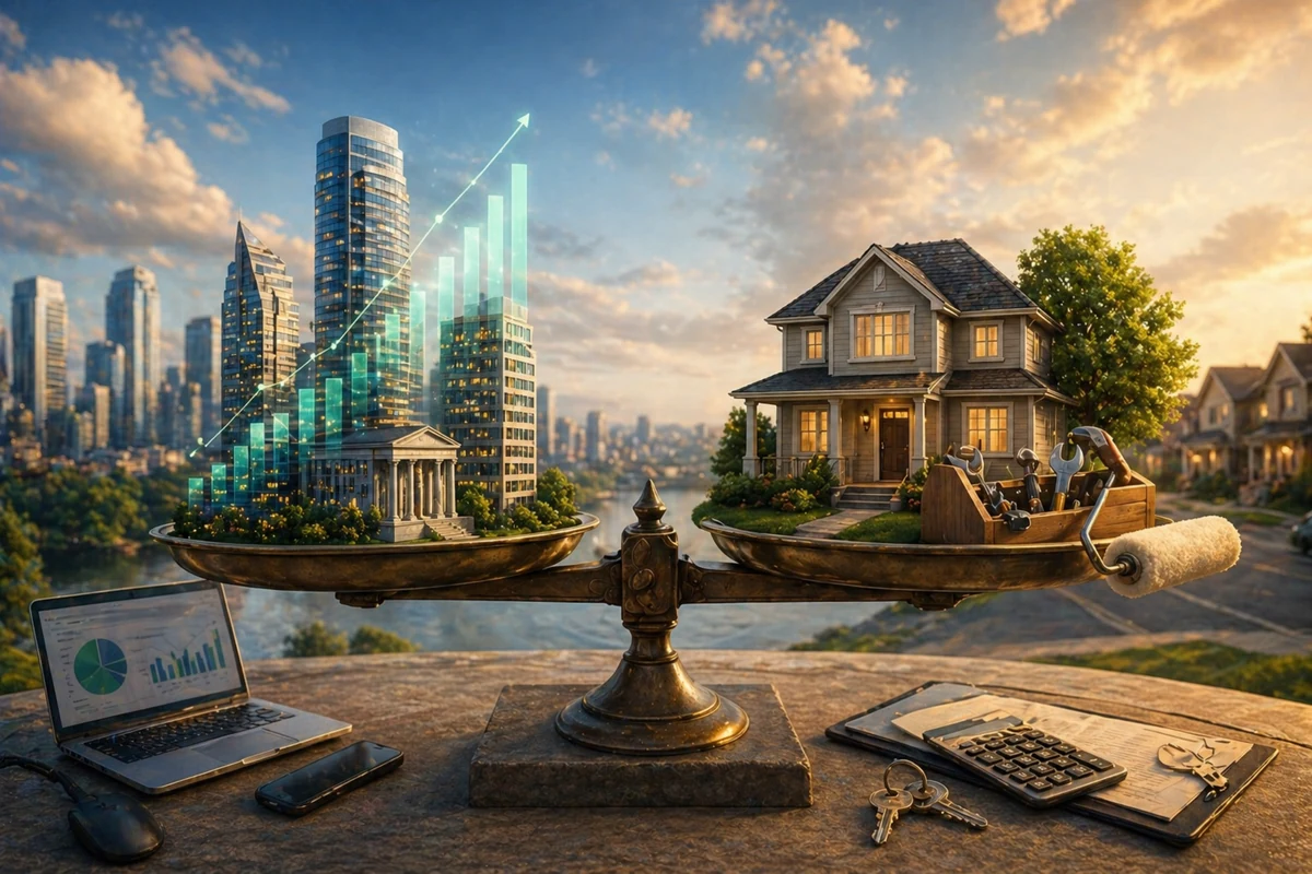 REIT vs fysiek vastgoed