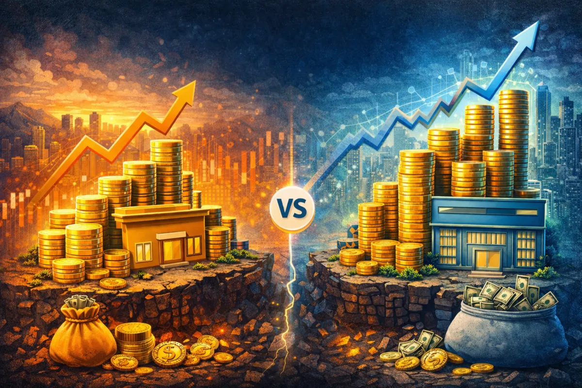 Small cap vs large cap rendementen