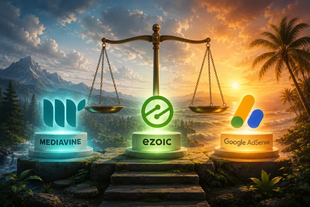 Mediavine vs Ezoic vs AdSense